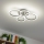 Brilagi - Dimbare LED bevestigde hanglamp ORBITS LED/50W/230V 3000-6500K antraciet + afstandsbediening