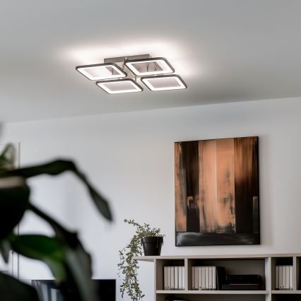 Brilagi - Dimbare LED bevestigde hanglamp SQUARED LED/85W/230V 3000-6500K + afstandsbediening