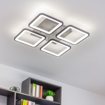 Brilagi - Dimbare LED bevestigde hanglamp SQUARED LED/85W/230V 3000-6500K + afstandsbediening