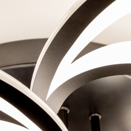Brilagi - Dimbare LED bevestigde hanglamp TWIST LED/125W/230V 3000-6500K + afstandsbediening