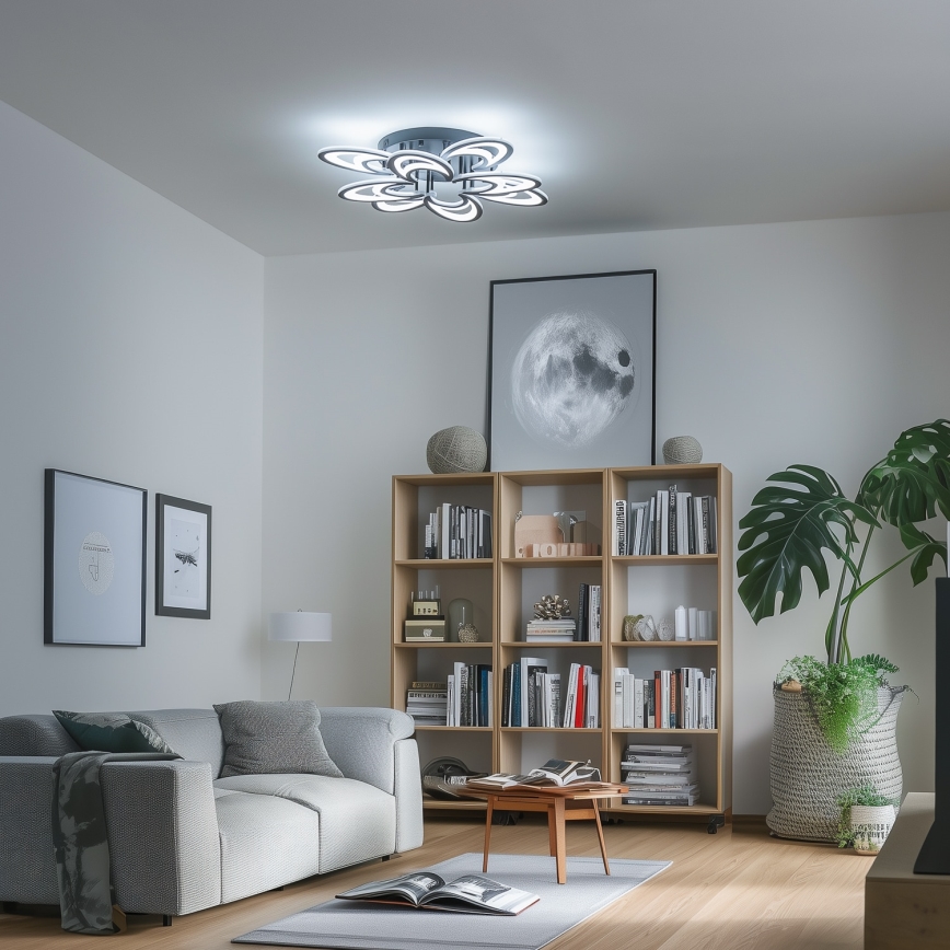 Brilagi - Dimbare LED bevestigde hanglamp TWIST LED/125W/230V 3000-6500K + afstandsbediening