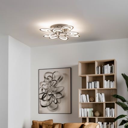 Brilagi - Dimbare LED bevestigde hanglamp TWIST LED/125W/230V 3000-6500K + afstandsbediening