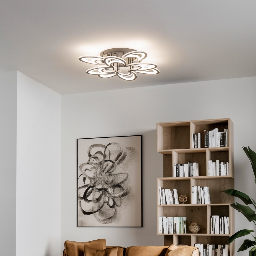 Brilagi - Dimbare LED bevestigde hanglamp TWIST LED/125W/230V 3000-6500K + afstandsbediening