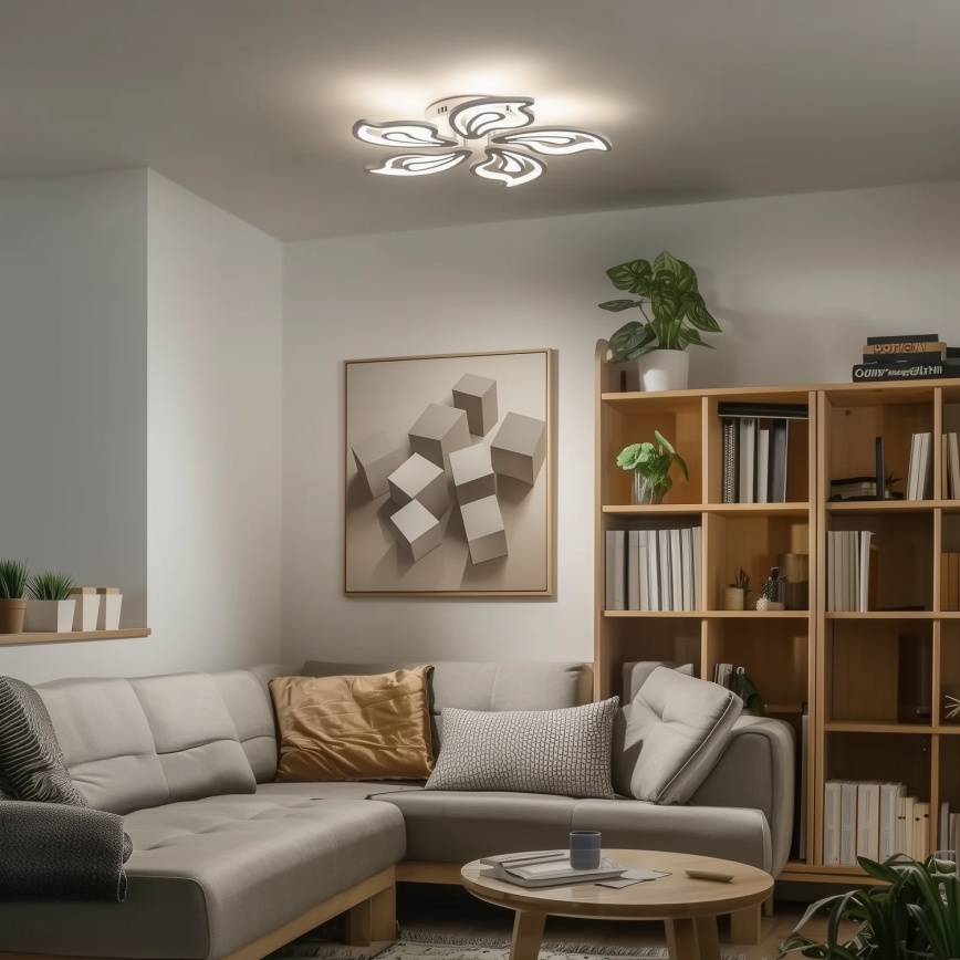 Brilagi - Dimbare LED bevestigde hanglamp TWIST LED/125W/230V 3000-6500K + afstandsbediening