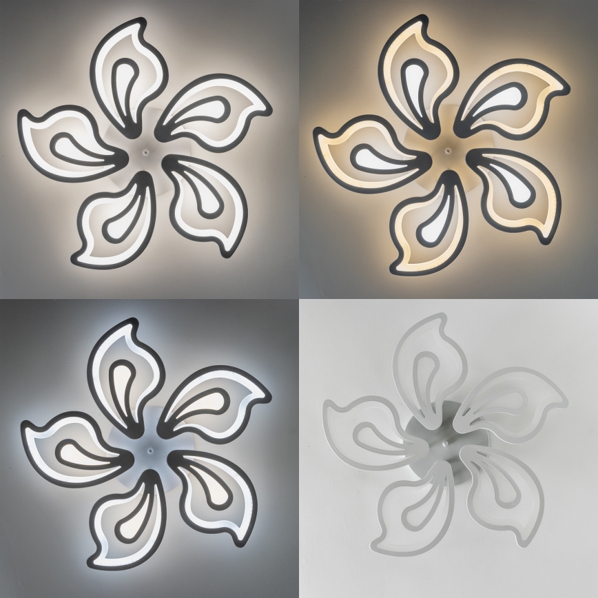 Brilagi - Dimbare LED bevestigde hanglamp TWIST LED/125W/230V 3000-6500K + afstandsbediening