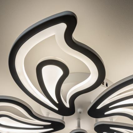 Brilagi - Dimbare LED bevestigde hanglamp TWIST LED/125W/230V 3000-6500K + afstandsbediening
