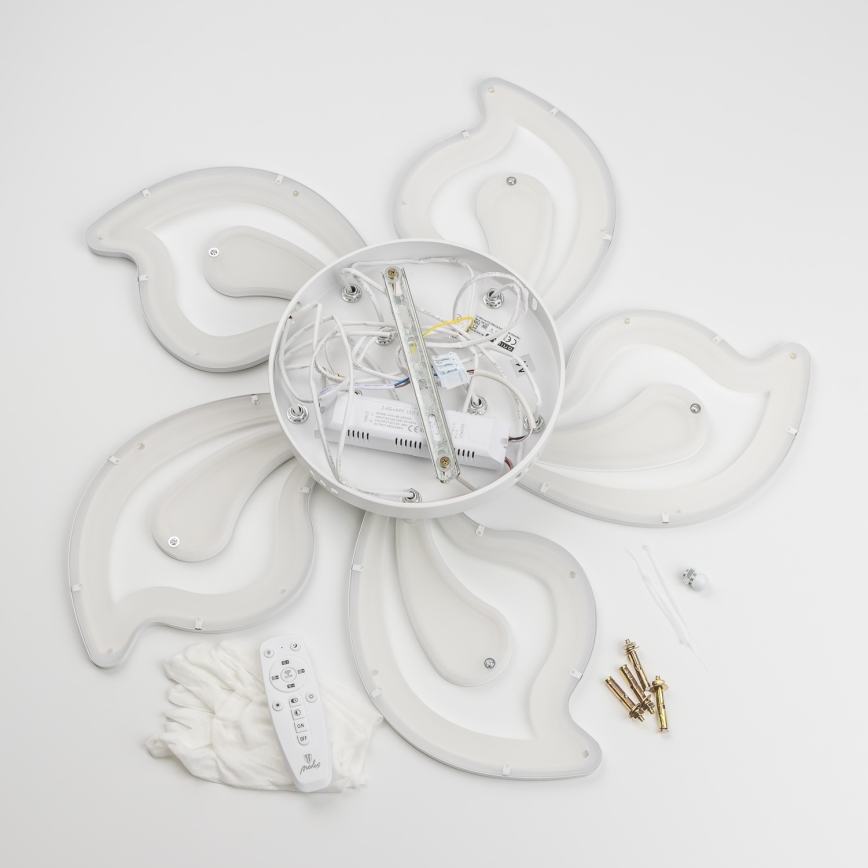 Brilagi - Dimbare LED bevestigde hanglamp TWIST LED/125W/230V 3000-6500K + afstandsbediening