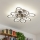 Brilagi - Dimbare LED bevestigde hanglamp TWIST LED/125W/230V 3000-6500K + afstandsbediening