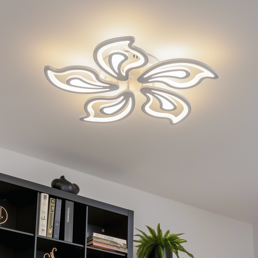 Brilagi - Dimbare LED bevestigde hanglamp TWIST LED/125W/230V 3000-6500K + afstandsbediening
