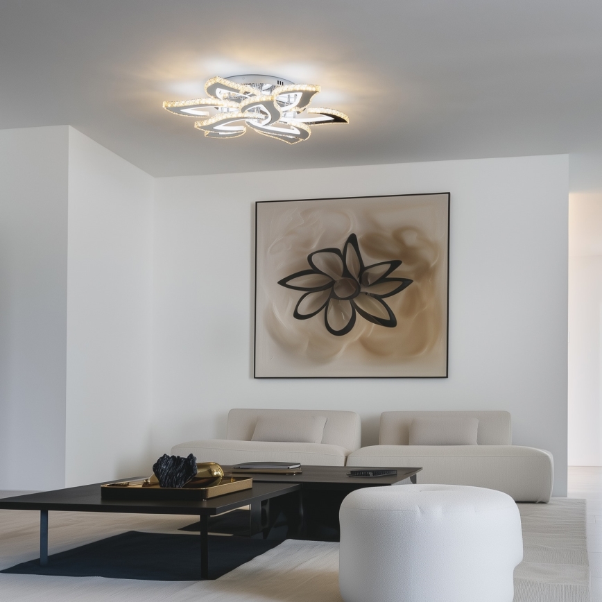 Brilagi - Dimbare LED bevestigde hanglamp TWIST LED/180W/230V 3000-6500K + afstandsbediening