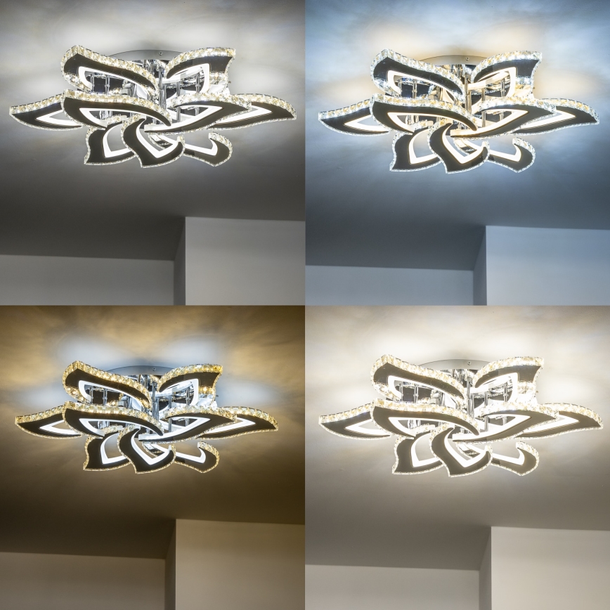 Brilagi - Dimbare LED bevestigde hanglamp TWIST LED/180W/230V 3000-6500K + afstandsbediening