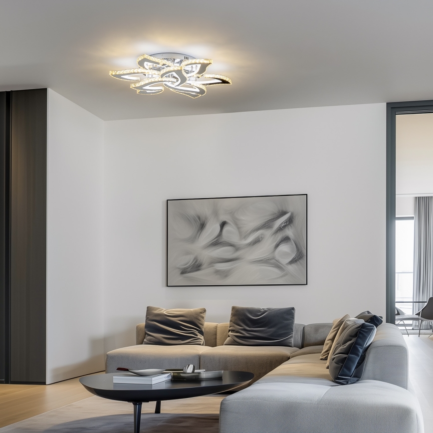 Brilagi - Dimbare LED bevestigde hanglamp TWIST LED/180W/230V 3000-6500K + afstandsbediening