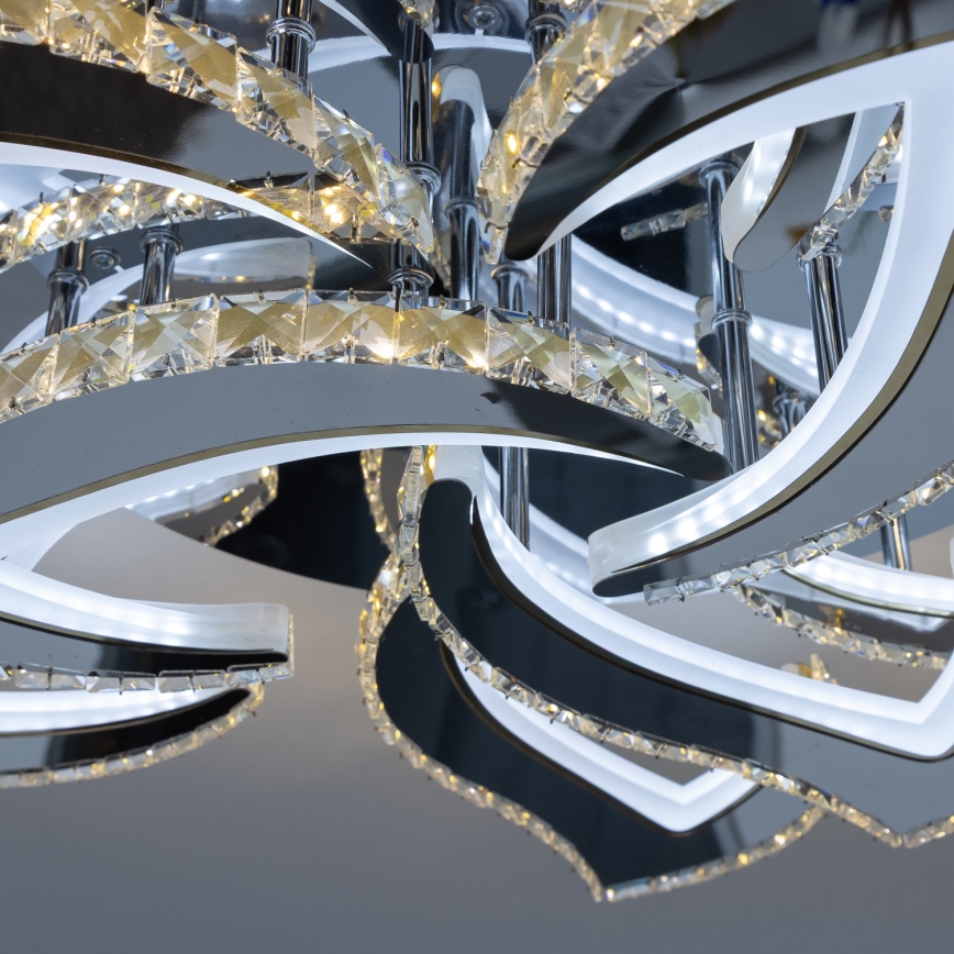 Brilagi - Dimbare LED bevestigde hanglamp TWIST LED/180W/230V 3000-6500K + afstandsbediening