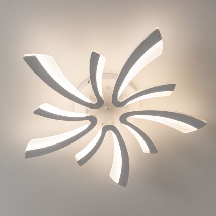 Brilagi - Dimbare LED bevestigde hanglamp TWIST LED/55W/230V 3000-6500K wit + afstandsbediening