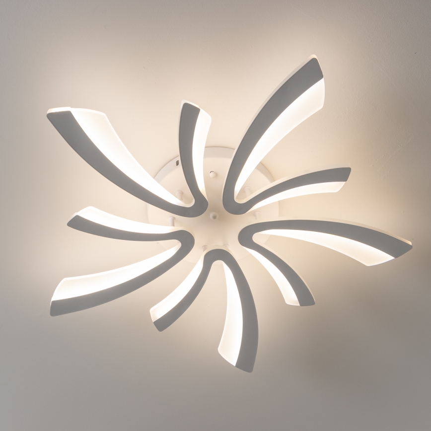 Brilagi - Dimbare LED bevestigde hanglamp TWIST LED/55W/230V 3000-6500K wit + afstandsbediening