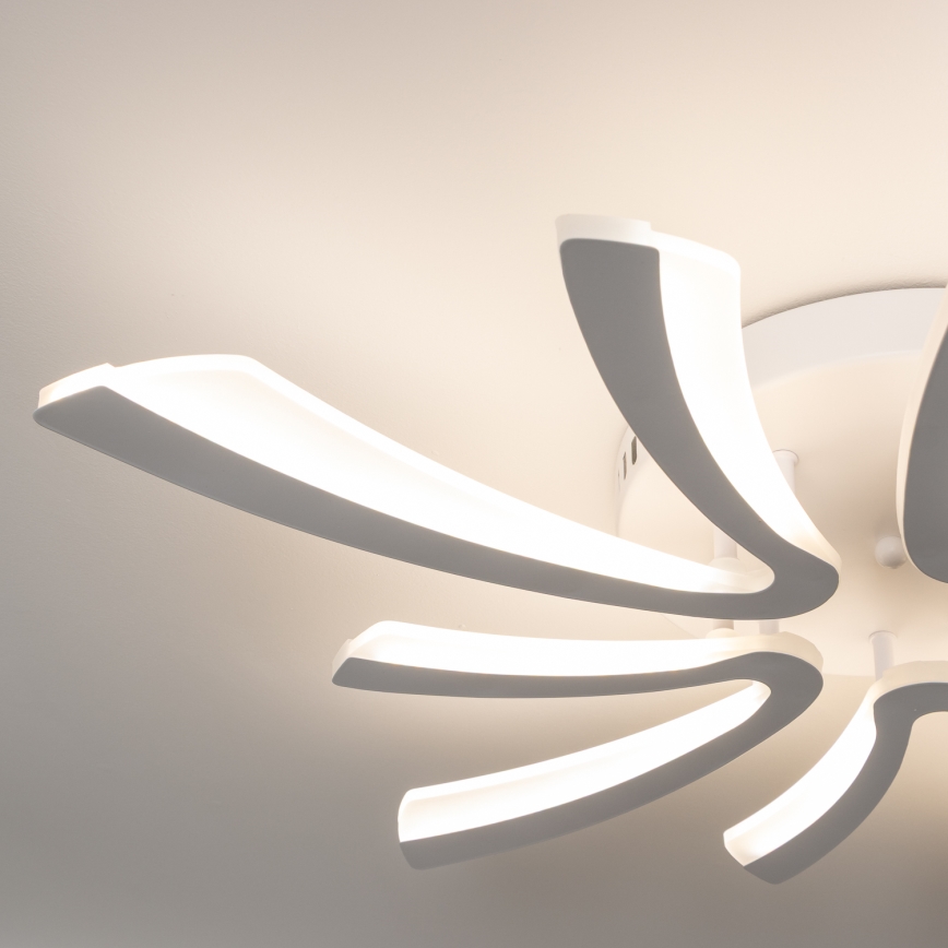 Brilagi - Dimbare LED bevestigde hanglamp TWIST LED/55W/230V 3000-6500K wit + afstandsbediening