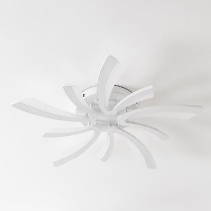 Brilagi - Dimbare LED bevestigde hanglamp TWIST LED/55W/230V 3000-6500K wit + afstandsbediening