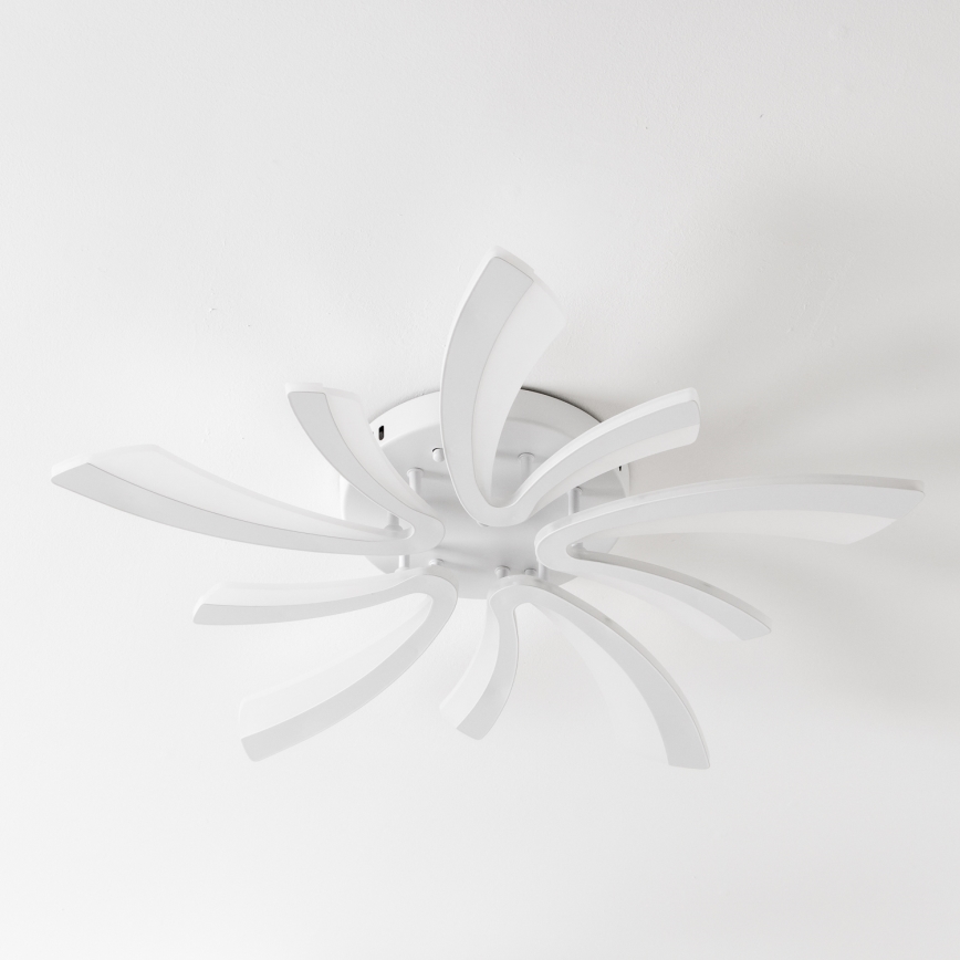 Brilagi - Dimbare LED bevestigde hanglamp TWIST LED/55W/230V 3000-6500K wit + afstandsbediening