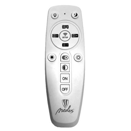 Brilagi - Dimbare LED bevestigde hanglamp TWIST LED/55W/230V 3000-6500K wit + afstandsbediening