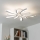 Brilagi - Dimbare LED bevestigde hanglamp TWIST LED/55W/230V 3000-6500K wit + afstandsbediening