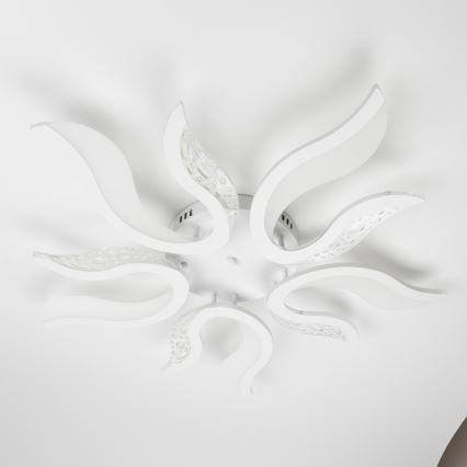 Brilagi - Dimbare LED bevestigde hanglamp TWIST LED/65W/230V 3000-6500K wit + afstandsbediening