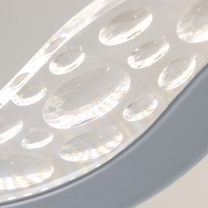 Brilagi - Dimbare LED bevestigde hanglamp TWIST LED/65W/230V 3000-6500K wit + afstandsbediening