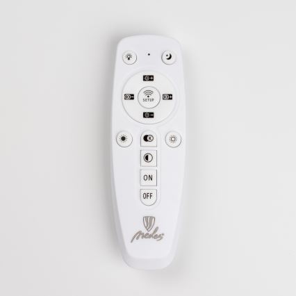Brilagi - Dimbare LED bevestigde hanglamp TWIST LED/65W/230V 3000-6500K wit + afstandsbediening