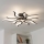 Brilagi - Dimbare LED bevestigde hanglamp TWIST LED/65W/230V 3000-6500K zwart + afstandsbediening