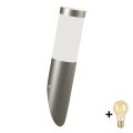 Brilagi - Dimbare LED buitenwandlamp ELIA 1xE27/6W/230V 2700-6500K IP44 mat chroom