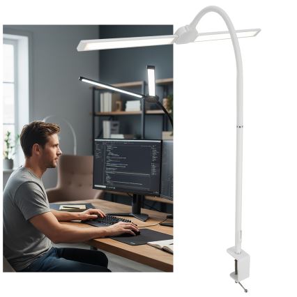 Brilagi - dimbare LED-bureaulamp USB VARIO LED/14W/5V 3000-6000K wit