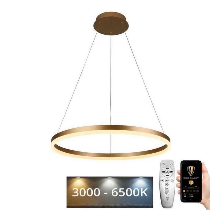 Brilagi - Dimbare LED hanglamp aan een koord CIRCLE LED/42W/230V 3000-6500K + afstandsbediening
