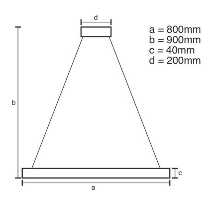 Brilagi - Dimbare LED hanglamp aan een koord CIRCLE LED/55W/230V 3000-6500K zilver + afstandsbediening