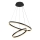 Brilagi - Dimbare LED hanglamp aan een koord CIRCLE LED/70W/230V 3000-6500K zwart + afstandsbediening