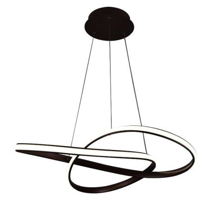 Brilagi - Dimbare LED hanglamp aan een koord COSMOWAVE LED/70W/230V 3000-6500K bruin + afstandsbediening