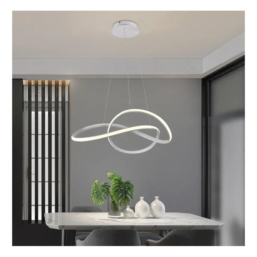 Brilagi - Dimbare LED hanglamp aan een koord COSMOWAVE LED/70W/230V 3000-6500K wit + afstandsbediening