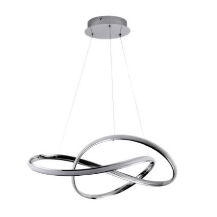 Brilagi - Dimbare LED hanglamp aan een koord COSMOWAVE LED/70W/230V chroom + afstandsbediening