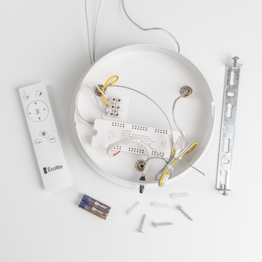 Brilagi - Dimbare LED Hanglamp aan een koord FALCON LED/80W/230V 3000-6500K wit + afstandsbediening