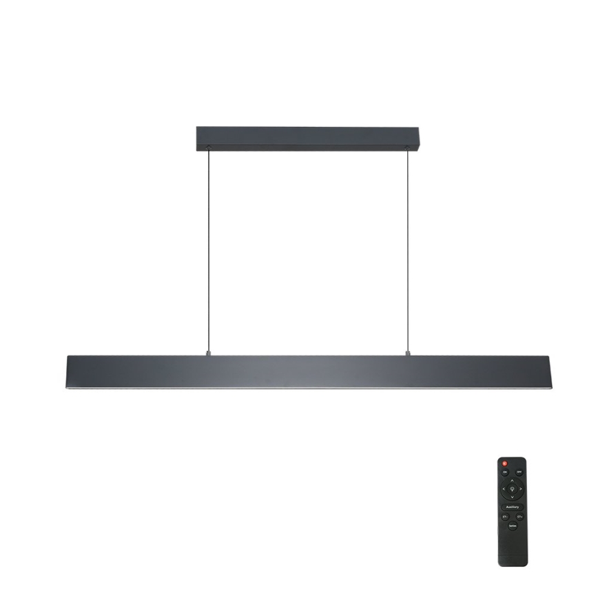 Brilagi - Dimbare LED hanglamp aan een koord SLIMLINE LED/40W/230V 3000-6000K antraciet + afstandsbediening