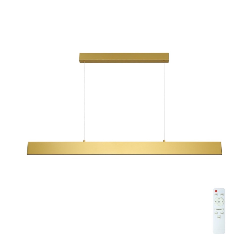 Brilagi - Dimbare LED hanglamp aan een koord SLIMLINE LED/40W/230V 3000-6000K goud + afstandsbediening