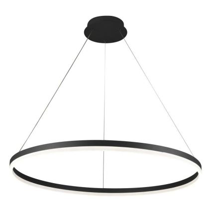 Brilagi - dimbare LED-pendellamp met kabel CIRCLE LED/55W/230V 3000-6500K Ø 80 cm zwart + afstandsbediening