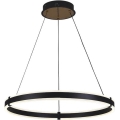 Brilagi - Dimbare LED-hanglamp aan kabel CIRCLE LED/85W/230V 3000-6500K Ø 60 cm zwart/goud + afstandsbediening