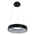 Brilagi - dimbare LED-hanglamp aan kabel FALCON II LED/67W/230V 3000-6500K Ø 40 cm zwart + afstandsbediening