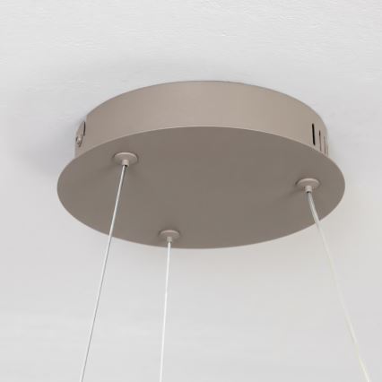 BRILAGI - Dimbare LED-hanglamp aan kabel FALCON II LED/67W/230V 3000-6500K Ø 40 cm beige + afstandsbediening