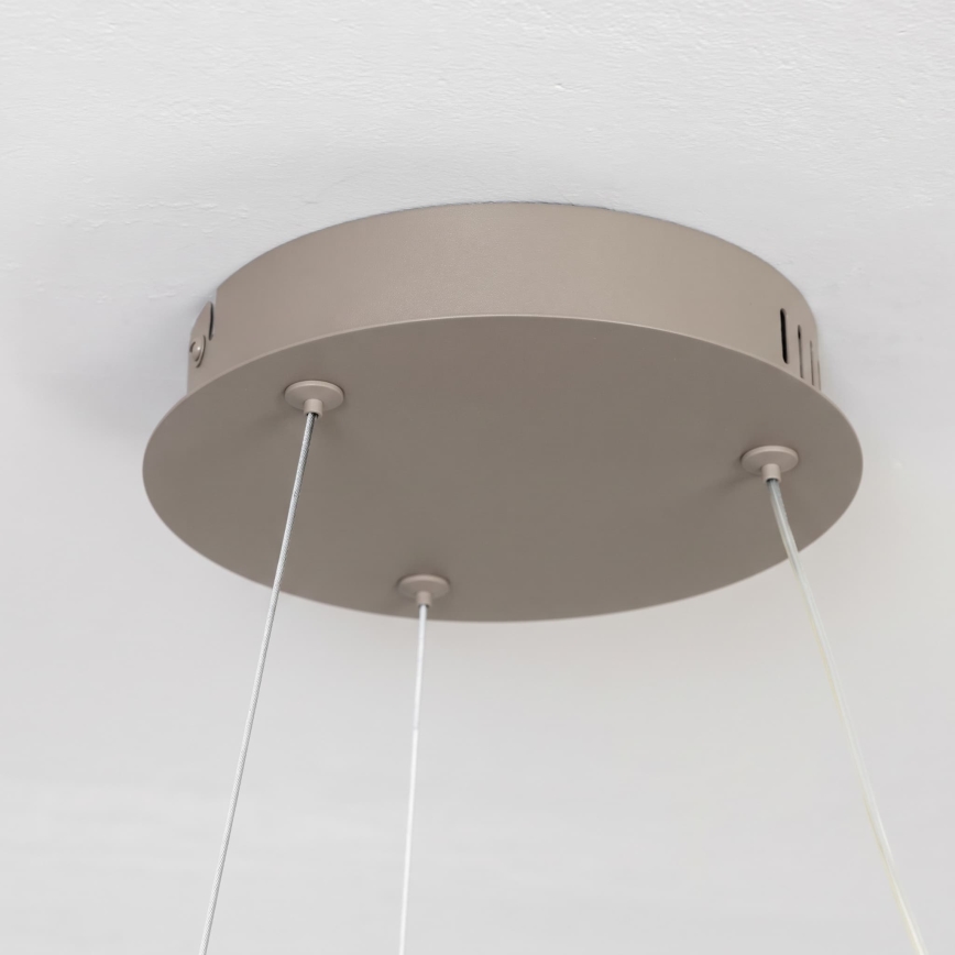 BRILAGI - Dimbare LED-hanglamp aan kabel FALCON II LED/67W/230V 3000-6500K Ø 40 cm beige + afstandsbediening