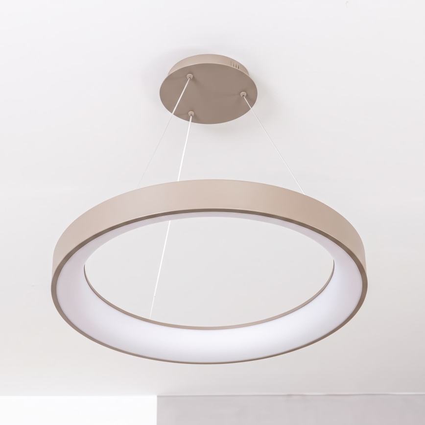 BRILAGI - dimbare LED-hanglamp aan kabel FALCON II LED/99W/230V 3000-6500K Ø 60 cm beige + afstandsbediening