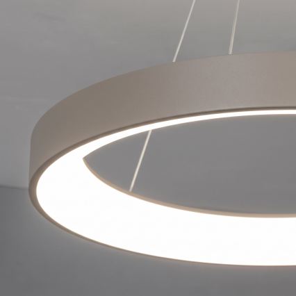 BRILAGI - dimbare LED-hanglamp aan kabel FALCON II LED/99W/230V 3000-6500K Ø 60 cm beige + afstandsbediening