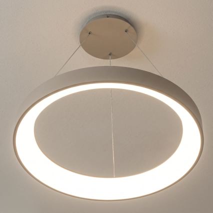 BRILAGI - dimbare LED-hanglamp aan kabel FALCON II LED/99W/230V 3000-6500K Ø 60 cm beige + afstandsbediening