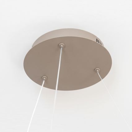 BRILAGI - dimbare LED-hanglamp aan kabel FALCON II LED/99W/230V 3000-6500K Ø 60 cm beige + afstandsbediening