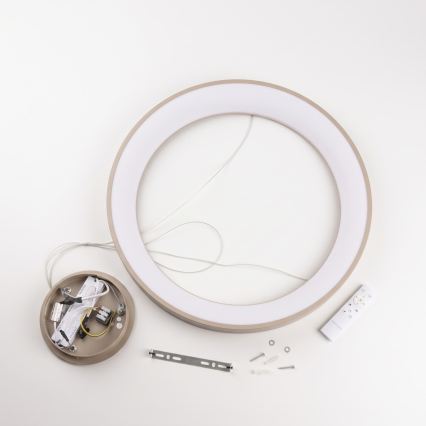 BRILAGI - dimbare LED-hanglamp aan kabel FALCON II LED/99W/230V 3000-6500K Ø 60 cm beige + afstandsbediening