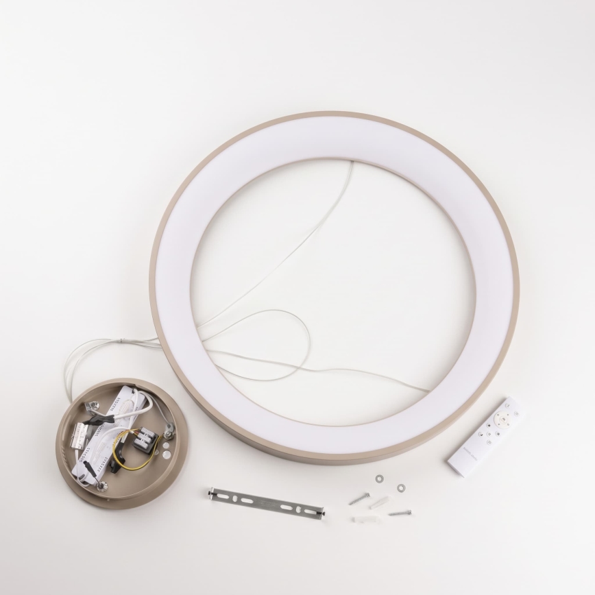 BRILAGI - dimbare LED-hanglamp aan kabel FALCON II LED/99W/230V 3000-6500K Ø 60 cm beige + afstandsbediening